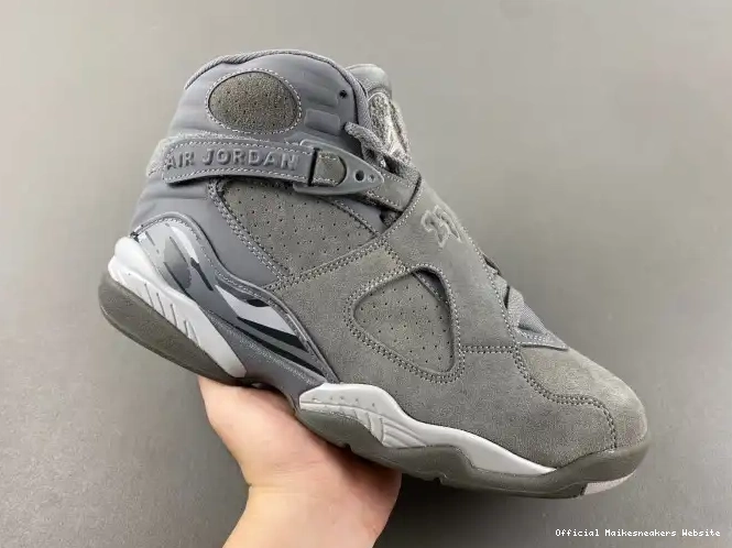 Official Maikesneakers Cool 8 305381-014 Jordan Retro Grey 0616
